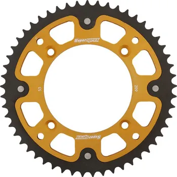 Řetězová sada pro motocykl Řetězová rozeta SUPERSPROX STEALTH RST-209:53-GLD zlatá 53 zubů, 420