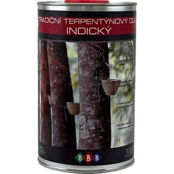 Olej na dřevo Terpentýn - Terpentýnový olej indický 0,9lt BBB BARVY OLE TER IND 00900