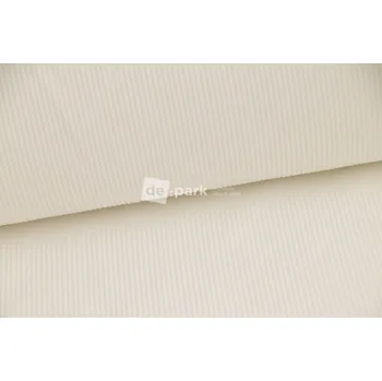 Sportovní žebrovaný úplet / náplet - přírodní bílá - 1010