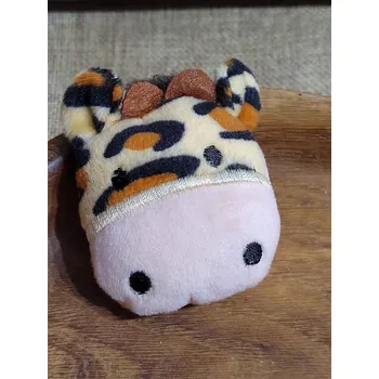 Hračka pro psa Plyšová aplikace žirafa s pískátkem