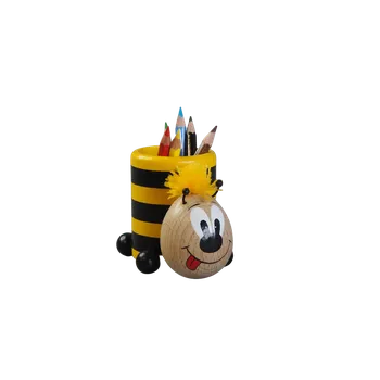 Dřevěná hračka Čmelák - kelímek na tužky