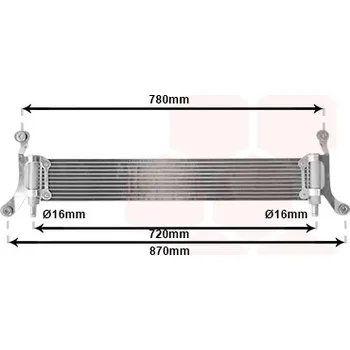 Autodíl Chladič, chlazení motoru VAN WEZEL 58002278