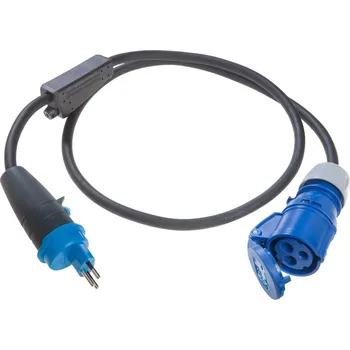 Napájecí kabel Weingärtner Kabel adaptéru CEE s pojistkou CH, 1,5 m