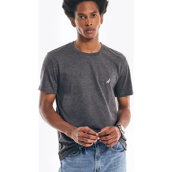 Pánské tričko NAUTICA pánské tričko Heathered šedé XXL