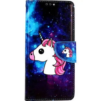 Pouzdro na mobilní telefon Pouzdro Xiaomi Redmi Note 12 Pro 5G knížkové Space Unicorn (kryt neboli obal na Xiaomi Redmi Note 12 Pro 5G)