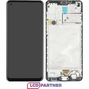 Samsung Galaxy A21s SM-A217F LCD + dotyková deska + black přední kryt originál