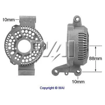 Přední víko alternátoru - Ford F07F10300AA
