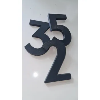 Domovní číslo H3A "1" 100 - 150 mm - Velikost 100 mm