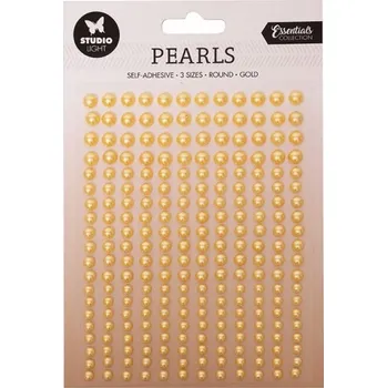 Samolepicí perličky Studio Light (240 ks) – zlaté