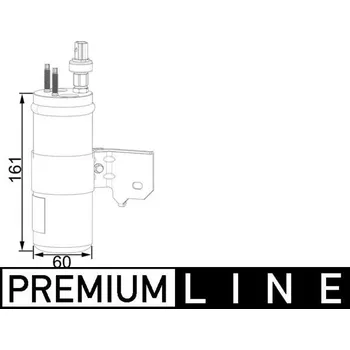 Sušič klimatizace Sušárna, klimatizace MAHLE AD 3 000P