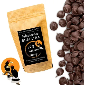 Čokoláda Čokoládové čočky SUMATRA 72%, 70g