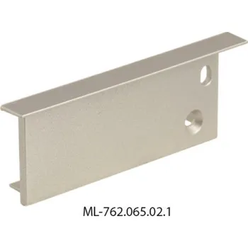 Stavební profil Koncovka LED profilu AT s otvorem stříbrná McLED ML-762.065.02.1