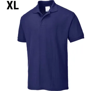 Pánské tričko G.Gastro Men's Workwear Polo Shirt – Navy - Short Sleeve - Size XL - 65% Polyester / 35% Cotton