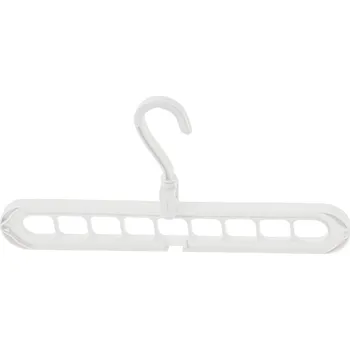 Ramínko Aga Multifunkční šatní organizér 9 otvorů bílý