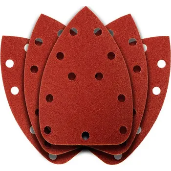 Brusný papír Brusný papír na suchý zip delta 140 x 140 x 80 mm, K100, 5 ks, s otvory 54H012 GRAPHITE