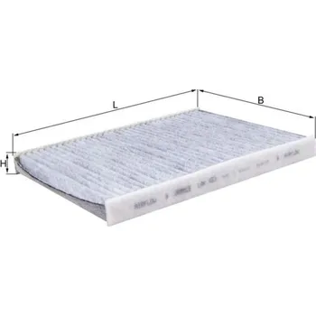 Ventilátor topení a klimatizace Filtr, vzduch v interiéru KNECHT LAK 463