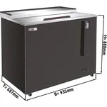 G.Gastro Chladicí box na lahve - 279L - černý