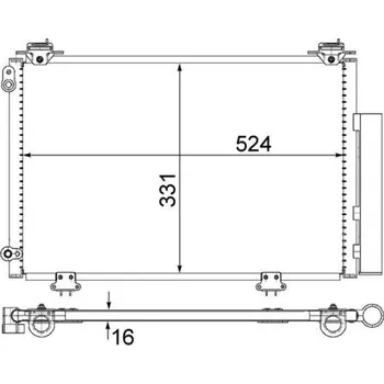 Výparník klimatizace Kondenzátor, klimatizace MAHLE AC 292 000S