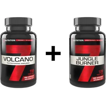 Akční balíček 7Nutrition Jungle Burner + Volcano for Man – spalovač tuku & komplex pro muže