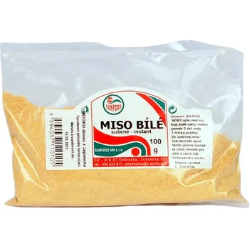 Omáčka SUNFOOD VM s.r.o. Miso bílé sušené 100g Sunfood 4833