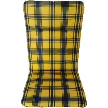 Podsedák Podsedák na zahradní židli Basic - 110 x 50 - žlutá kostka