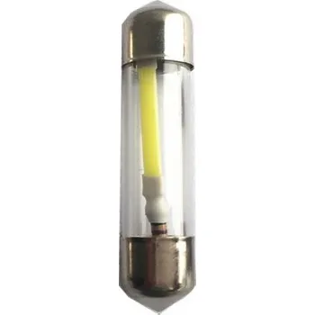 Autožárovka LED SUFIT 1W Filament 360° - 36mm, Bílá