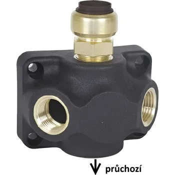 Vodovodní potrubí TECTITE Průchozí krabice pro rozvod vzduchu 22 mm - G1/2" - 2xG1/2"