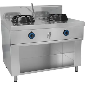 Sporák G.Gastro Plynový sporák Wok - se 2 varnými zónami - 28 kW