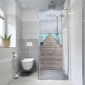 Obklad Samolepící PVC tapeta do koupelny mySPOTTI fresh WOW 100x210 cm