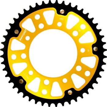 Řetězová sada pro motocykl Rozeta SUPERSPROX STEALTH RST-1303:48-GLD zlatá 48 zubů, 520