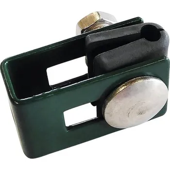 Příslušenství pro plot Příchytka panelu 2D a 3D koncová zelená