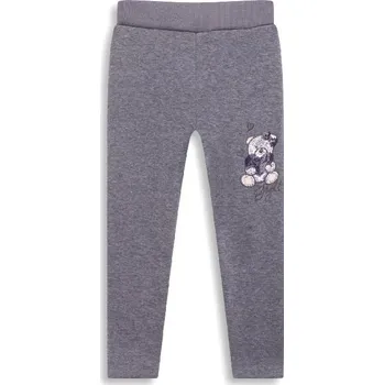 Dětské dívčí teplé legíny Kugo K1918 šedá