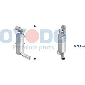 Filtr pevných částic Filtr sazových částic, výfukový systém OYODO 20N0111-OYO