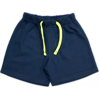 Chlapecké kraťasy Chlapecké kraťasy Artur, Mrofi bavlna, modré se žlutou šňůrkou, Velikost koj. oblečení 98 (2-3r)