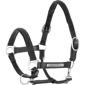 Umbria Equitazione Ohlávka kožená Umbria Equitazione, černá PONY