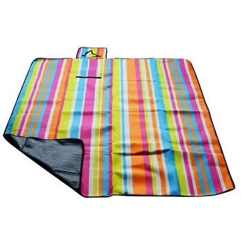 Calter Quod pikniková deka 130 x 150 cm, duhové pruhy