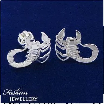 Náušnice Stříbrné náušnice se štíry (KM09)