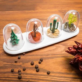 Žertovný předmět Kořenky jaro, léto, podzim a zima – 4ks s táckem