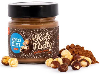 Keto dieta KetoDiet Keto Nutty proteinový krém s březovým cukrem 220 g
