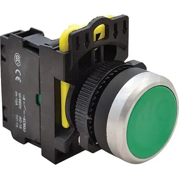 tlačítko Tracon NYG3-G Klasické tlačítko, zelené 1×NO, 5A/230V AC-15, IP65 (Tracon NYG3-G)