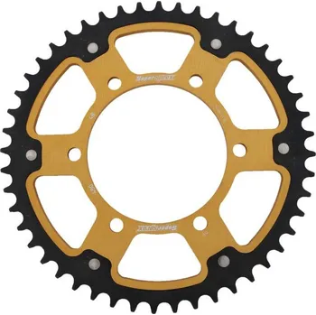 Řetězová sada pro motocykl Rozeta SUPERSPROX STEALTH RST-480:48-GLD zlatá 48 zubů, 525