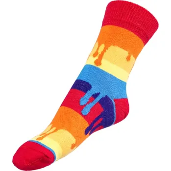 Bellatex Ponožky dětské Barvy, červená, oranžová, modrá