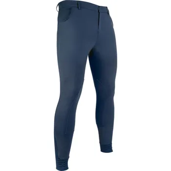 Jezdecké kalhoty HKM Rajtky jezdecké Sportive HKM, s kolenními záplatami, pánské, deep blue 52