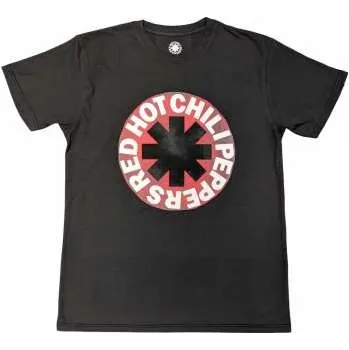 Pánské tričko Merch Red Hot Chili Peppers: Red Hot Chili Peppers Unisex T-shirt: Red Circle Asterisk (eco-friendly) (xx-large) XXL