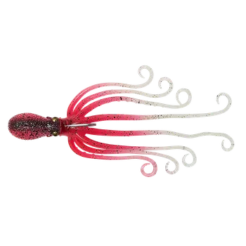 Umělá nástraha Savage Gear gumová nástraha Chobotnice 3D Octopus UV Pink Glow Délka/Hmotnost: 22cm/300g