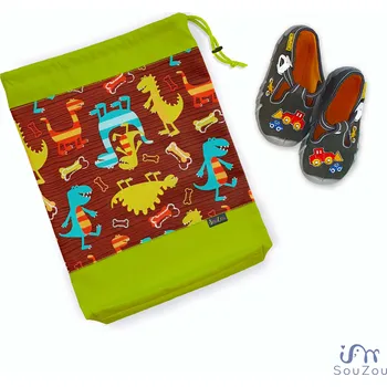 Školní sáček Pytlík na bačkorky DINO