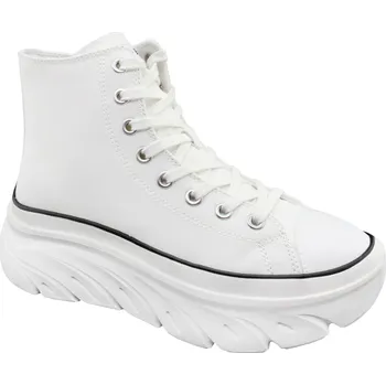 Dámské pantofle SKECHERS Dámský textilní bílý kotník 177430-WHT-845 Velikost 38