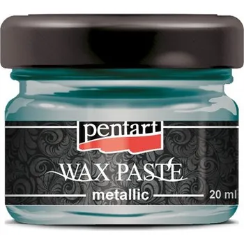 Speciální výtvarná barva Pentart Vosková pasta metalická PENTART 20 ml ŽELVÍ ZELENÁ