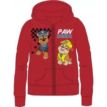 Chlapecká mikina Paw Patrol - Tlapková patrola -Licence Chlapecká mikina - Paw Patrol 52181716, červená Barva: Červená, Velikost: 128