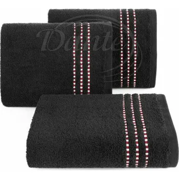 Povlečení Dante Ručníky a osušky FJORD černé - 70 x 140 cm